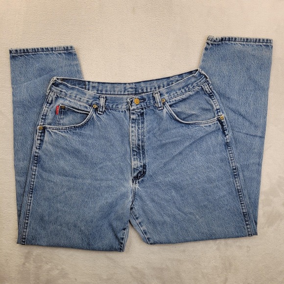 Vintage Bugle Boy Jeans Mens 36x32 Blue Denim Pants Relaxed Fit Cotton 90s Y2k - Picture 1 of 9
